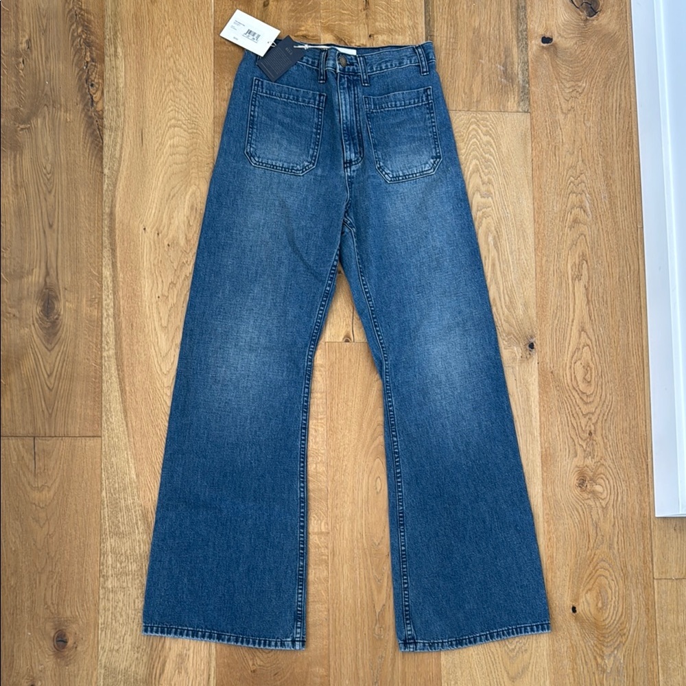 NWT THE GREAT. Dock Jeans in Marina